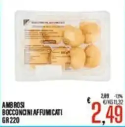 Supermercati EffePiù Ambrosi bocconcini affumicati offerta