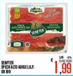 Supermercati EffePiù Senfter Speck Alto Adige L.G.P. offerta