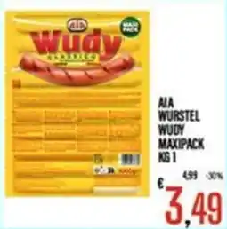 Supermercati EffePiù Aia wurstel wudy maxipack offerta