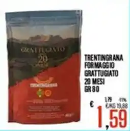 Supermercati EffePiù Trentingrana formaggio grattugiato offerta