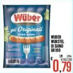 Supermercati EffePiù Wüber gli Originali Puro Suino offerta