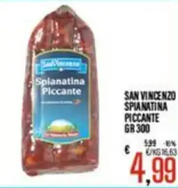 Supermercati EffePiù San Vincenzo Splanatina Piccante offerta