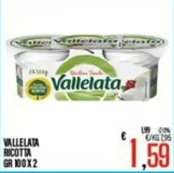 Supermercati EffePiù Vallelata ricotta offerta