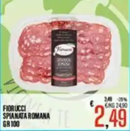 Supermercati EffePiù Fiorucci Spianata Romana offerta