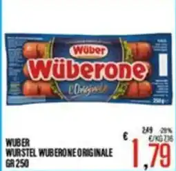 Supermercati EffePiù Wüber Wüberone Originale offerta