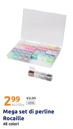 Action Mega set di perline Rocaille offerta