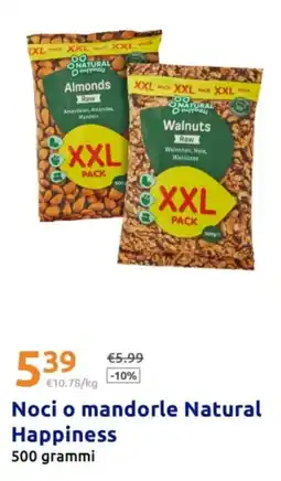 Action Noci o mandorle Natural Happiness offerta