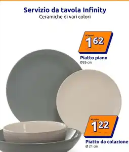 Action Servizio da tavola Infinity offerta