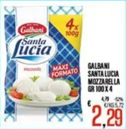 Supermercati EffePiù Galbani Santa Lucia Mozzarella offerta