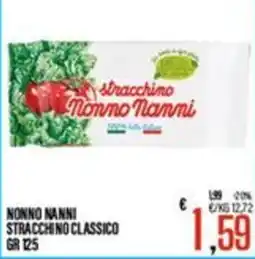 Supermercati EffePiù Stracchino Nonno Nanni offerta