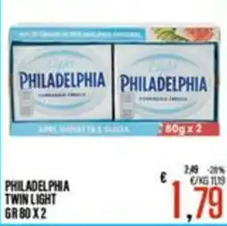 Supermercati EffePiù Philadelphia Twin Light offerta