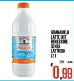 Supermercati EffePiù Granarolo latte UHT benessere senza lattosio offerta