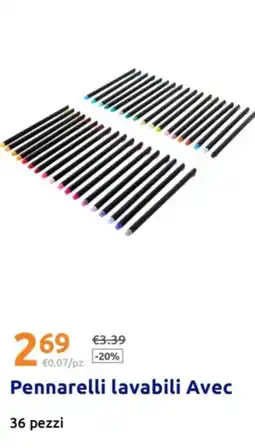 Action Pennarelli lavabili Avec offerta