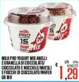 Supermercati EffePiù Milk Pro Yogurt Mix Anelli offerta