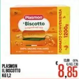Supermercati EffePiù Plasmon il biscotto offerta