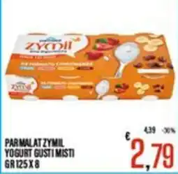 Supermercati EffePiù Parmalat Zymil Yogurt Gusti Misti offerta