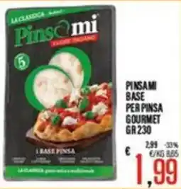 Supermercati EffePiù Pinsami base per pinsa gourmet offerta