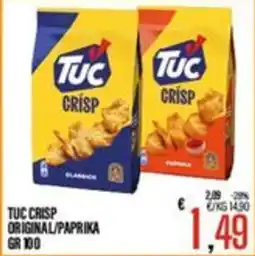 Supermercati EffePiù Tuc Crisp Original/Paprika offerta