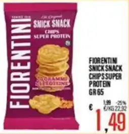 Supermercati EffePiù Fiorentini Snick Snack Chips Super Protein offerta