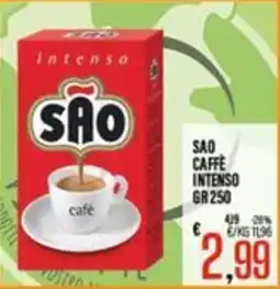 Supermercati EffePiù São caffè intenso offerta