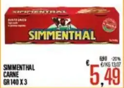 Supermercati EffePiù Simmenthal carne offerta