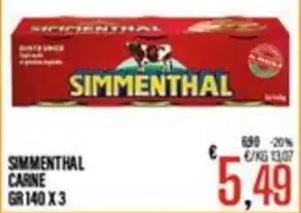 Supermercati EffePiù Simmenthal carne offerta