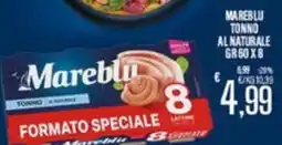Supermercati EffePiù Mareblu tonno al naturale offerta