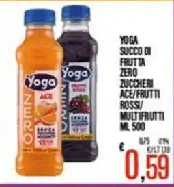 Supermercati EffePiù Yoga succo di frutta zero offerta
