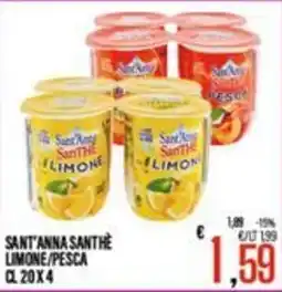 Supermercati EffePiù Sant'Anna Santhe Limone offerta