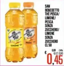 Supermercati EffePiù San Benedetto Thè Pesca/Limone offerta