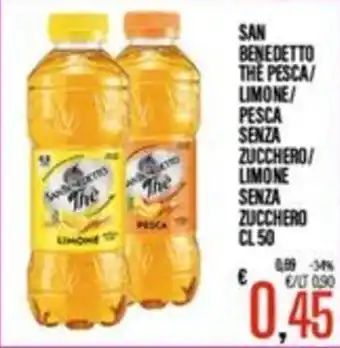 Supermercati EffePiù San Benedetto Thè Pesca/Limone offerta