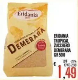 Supermercati EffePiù Eridania zucchero demerara offerta