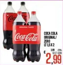 Supermercati EffePiù Coca Cola Original/Zero offerta