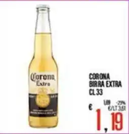 Supermercati EffePiù Corona birra extra offerta