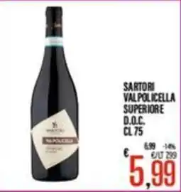 Supermercati EffePiù Sartori Valpolicella Superiore D.O.C. offerta