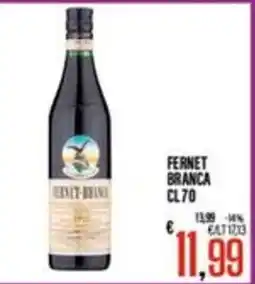 Supermercati EffePiù Fernet Branca offerta