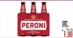 Supermercati EffePiù Peroni birra offerta