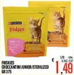 Supermercati EffePiù Friskies Crockantini Junior/Sterilized offerta