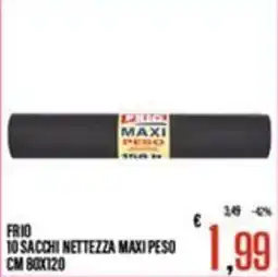 Supermercati EffePiù Frio sacchi nettezza maxi peso offerta