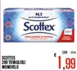 Supermercati EffePiù Scottex tovaglioli monovel offerta