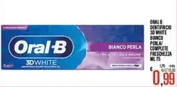 Supermercati EffePiù Oral-B dentifricio 3D White bianco perla offerta