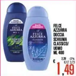 Supermercati EffePiù Felce Azzurra doccia schiuma classico uomo offerta