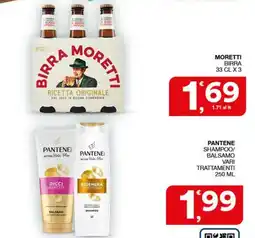 Quick Sisa Moretti birra offerta