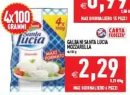 Iperfamily Galbani Santa Lucia Mozzarella offerta