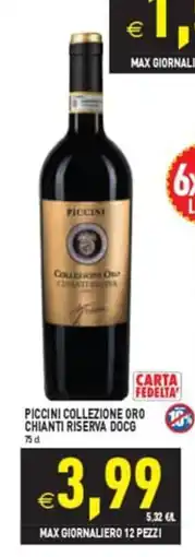 Iperfamily Piccini Collezione Oro Chianti Riserva DOCG offerta