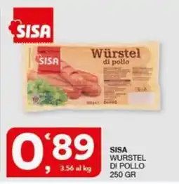 Quick Sisa Sisa wurstel di pollo offerta