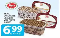 Quick Sisa Sigel vaschette dessert offerta