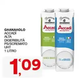 Quick Sisa Granarolo Accadi alta digeribilità offerta