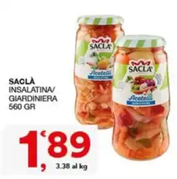 Quick Sisa Saclà insalatina giardiniera offerta