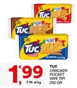 Quick Sisa Tuc cracker pocket offerta